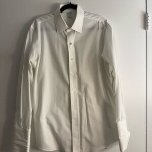 Brooks Brothers Elegant White Dress Shirt